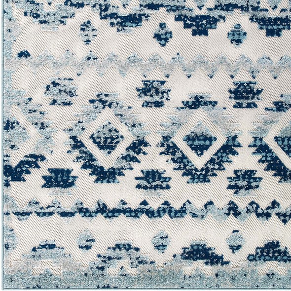 white carpets Modway Furniture Rugs Ivory and Blue