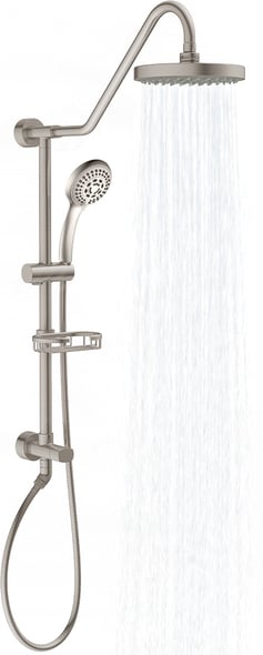 bath and shower system Pulse Shower Systems Brushed Nickel