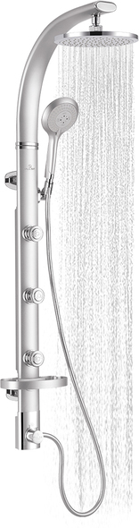 rain shower room Pulse Silver - Chrome