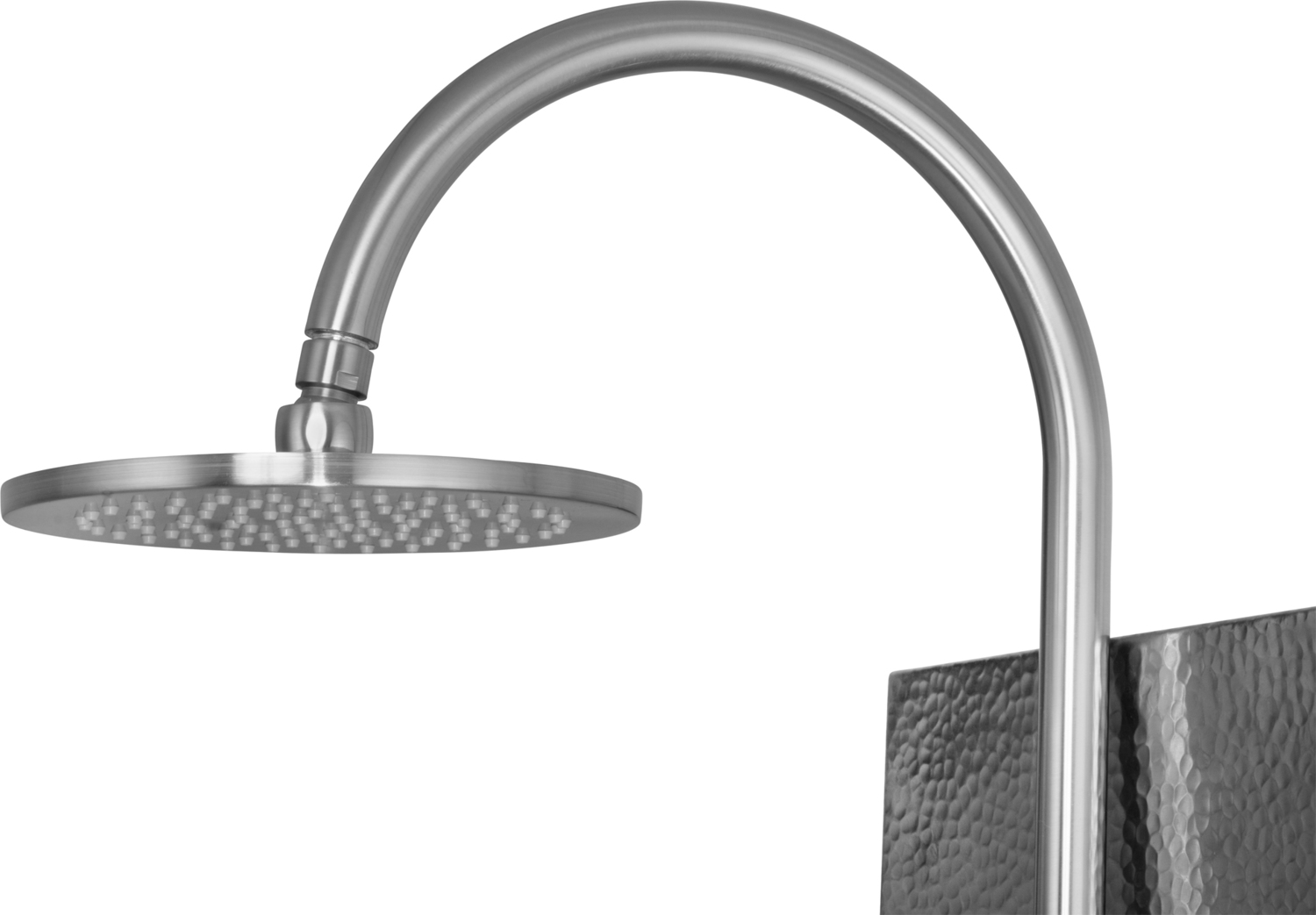 white shower head Pulse Silver - Brushed Nickel