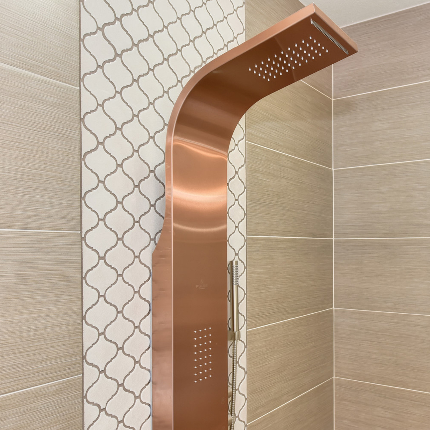 cheap shower walls Pulse Bronze - Stainless Steel