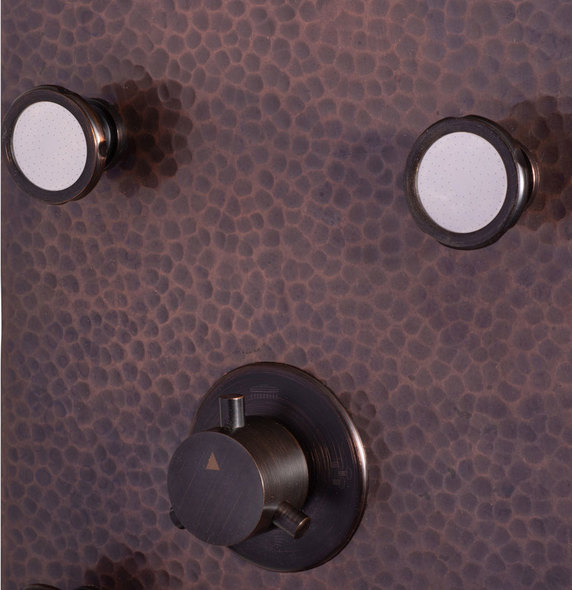 bathroom wall cladding sheets Pulse Copper - Oil-Rubbed Bronze