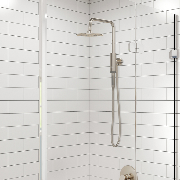 home hardware tubs and showers Pulse Brushed Nickel