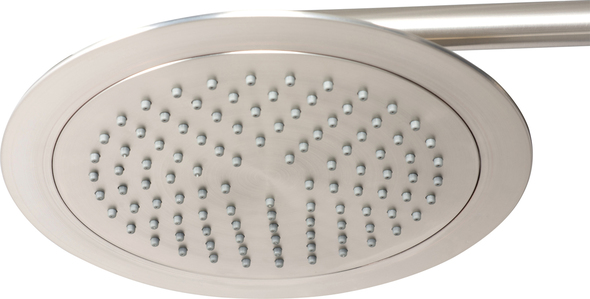 rain shower head with handheld and valve Pulse Brushed Nickel