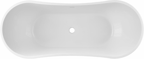 double whirlpool bath Pulse White