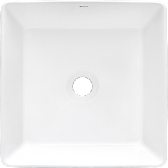 modern vanity top Ruvati Bathroom Sink White