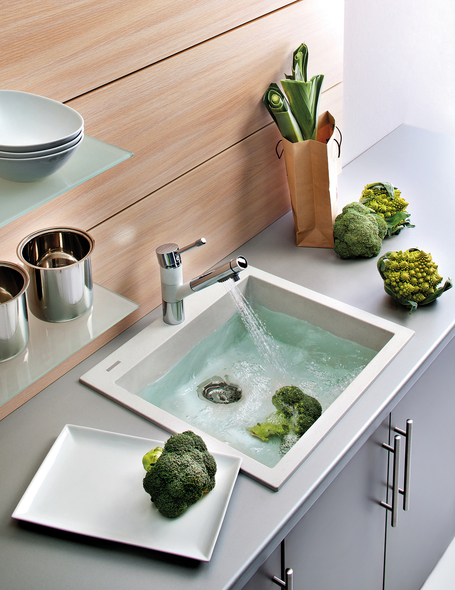 24 inch kitchen sink undermount Ruvati Kitchen Sink Single Bowl Sinks Arctic White