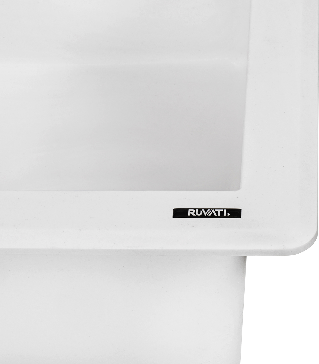 blanco single kitchen sink Ruvati Kitchen Sink Arctic White