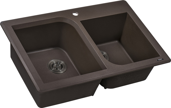 16 gauge stainless steel undermount kitchen sink Ruvati Kitchen Sink Espresso / Coffee Brown