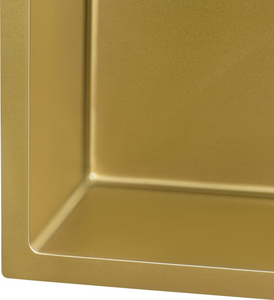 white single basin kitchen sink Ruvati Kitchen Sink Brass Tone Matte Gold