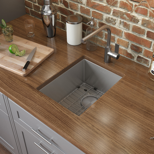 single drainer Ruvati Kitchen Sink Single Bowl Sinks Stainless Steel