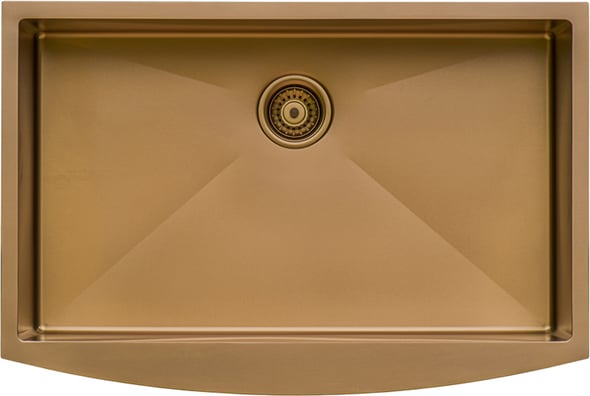 undermount ss sink Ruvati Kitchen Sink Copper Tone Matte Bronze