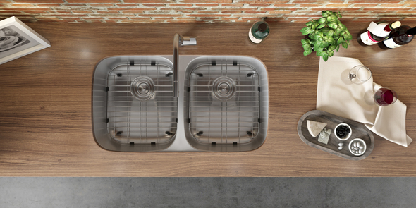 double basin apron sink Ruvati Kitchen Sink Stainless Steel
