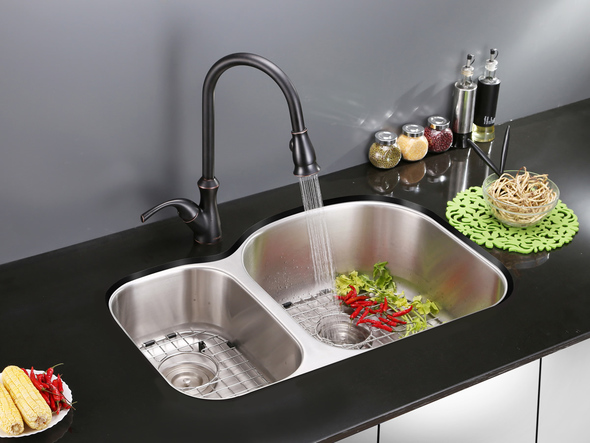 black apron front kitchen sink Ruvati Kitchen Sink Stainless Steel