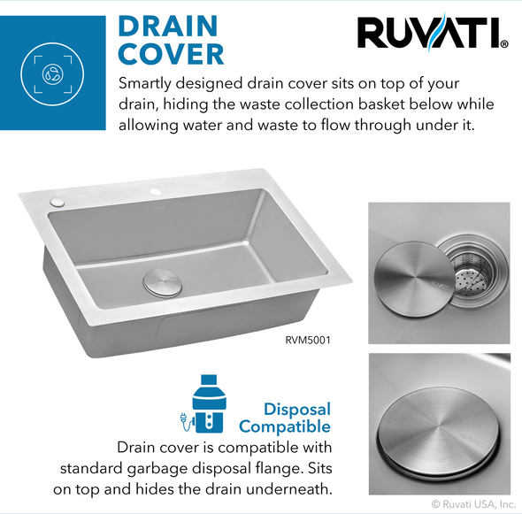 white single bowl drop in kitchen sink Ruvati Kitchen Sink Stainless Steel
