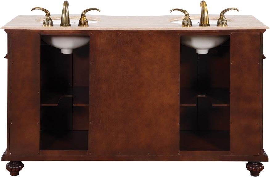 bathroom counter top ideas Silkroad Exclusive Bathroom Vanity Red Mahogany Traditional