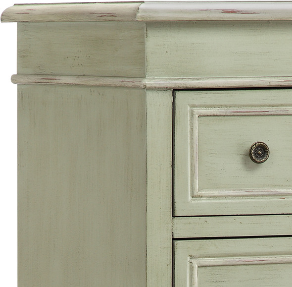 Stein World Cabinet / Credenza Chests and Cabinets Grey, Hand-Painted Transitional