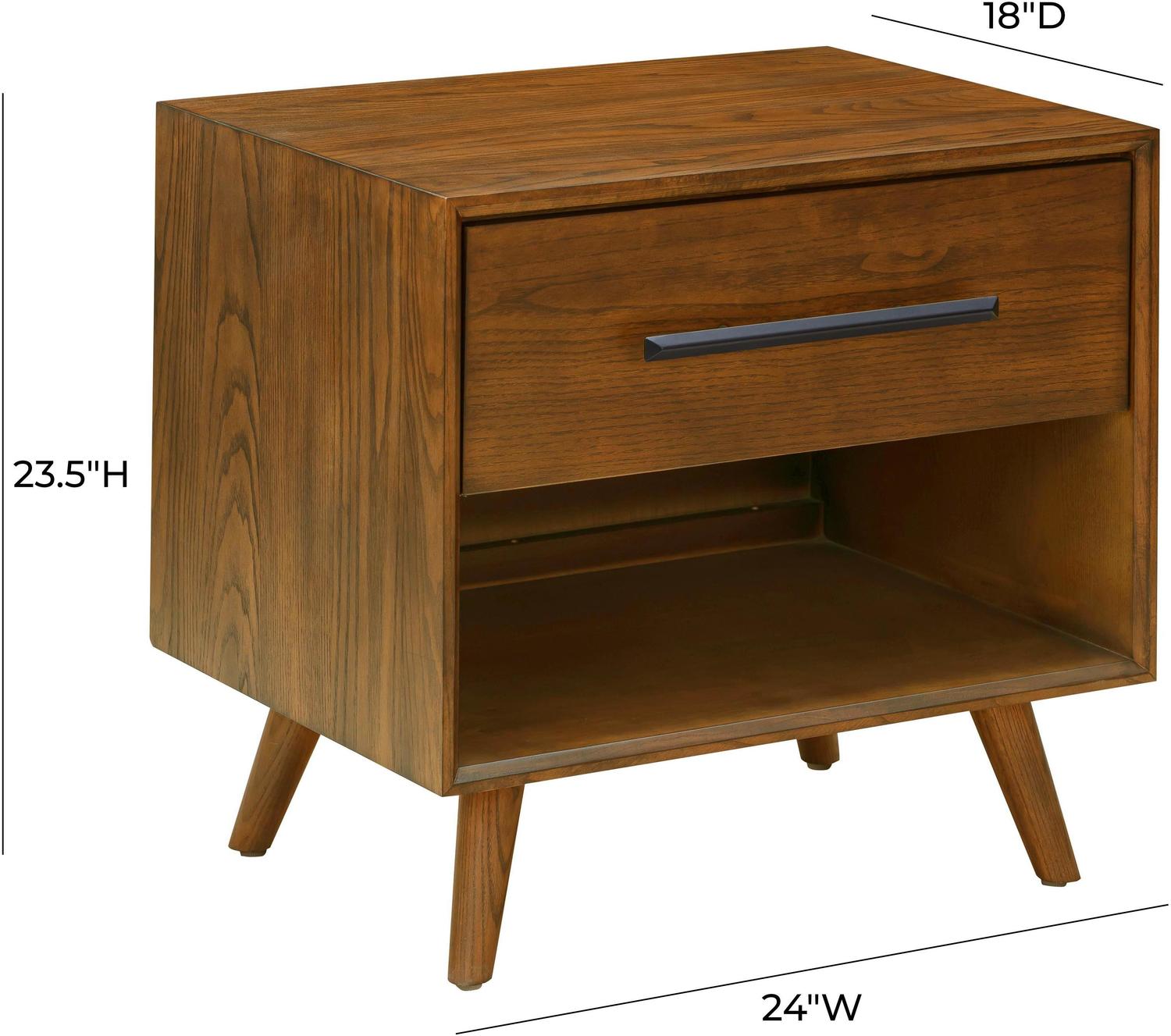 trending nightstands Tov Furniture Nightstands Walnut