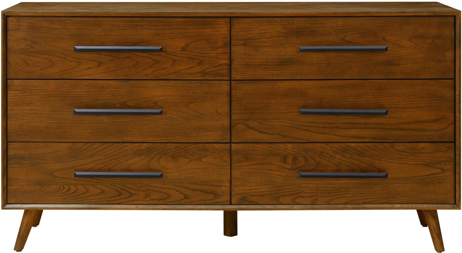 6 drawer cane dresser Tov Furniture Dressers Walnut