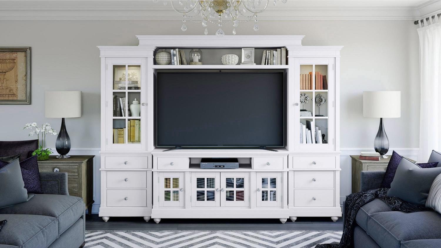 tv cabinet with doors ikea Tov Furniture Entertainment Centers White