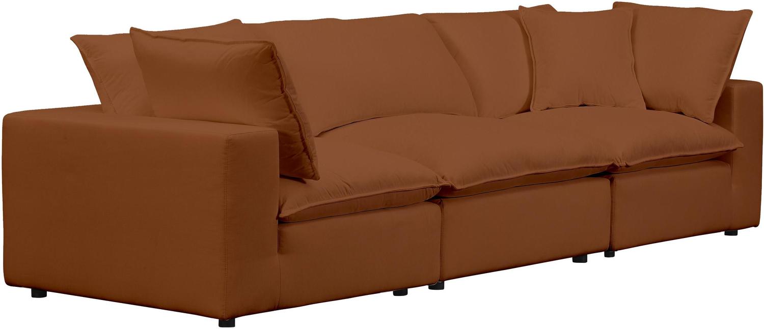 sectional seating Tov Furniture Sofas Rust