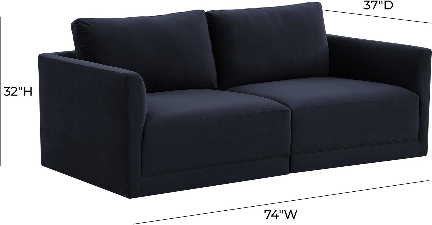 cloth sectional couch Tov Furniture Sofas Navy