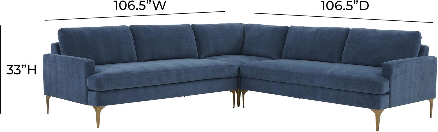 largest sectional Tov Furniture Sectionals Blue