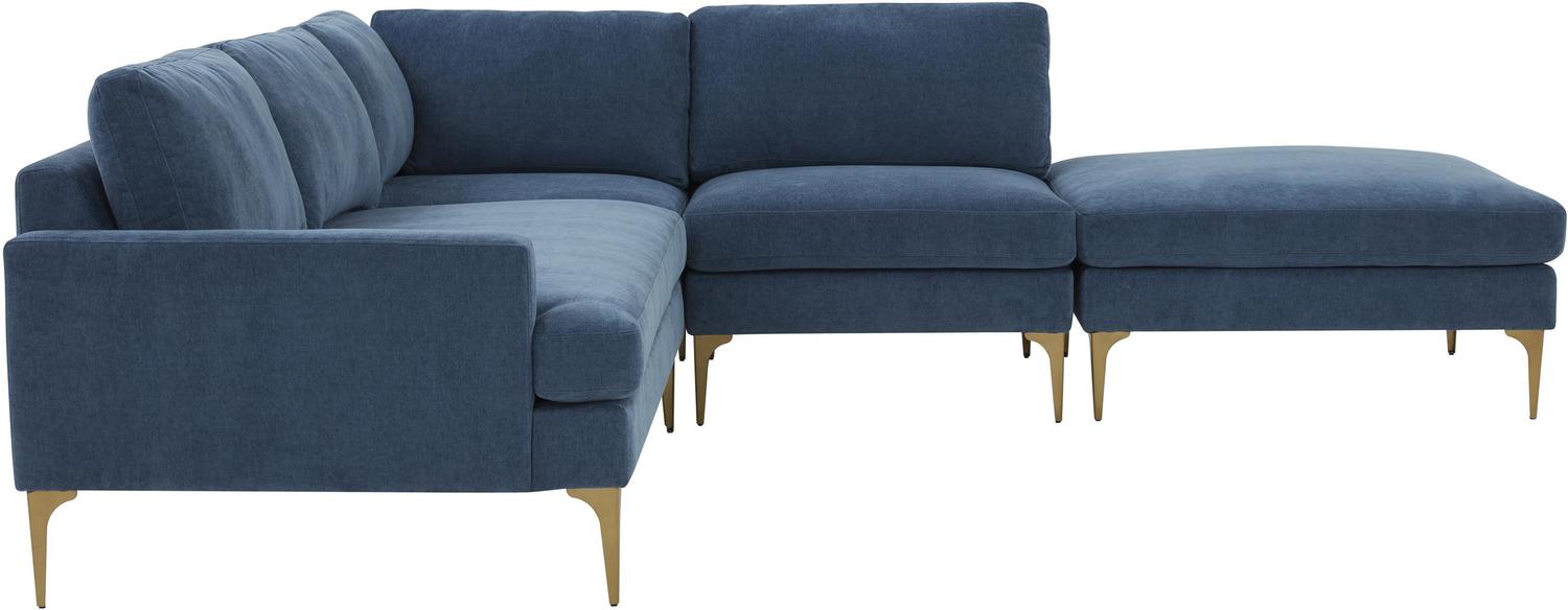 best sectional sofa with chaise Tov Furniture Sectionals Blue