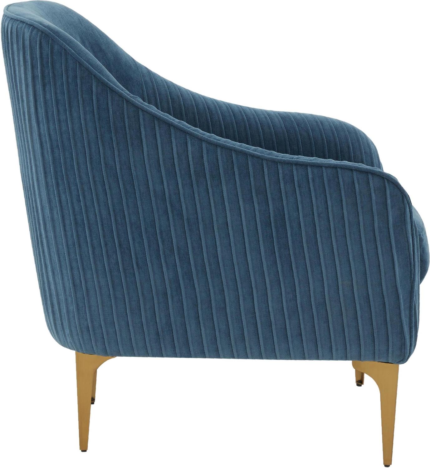 chair for a king Tov Furniture Accent Chairs Blue
