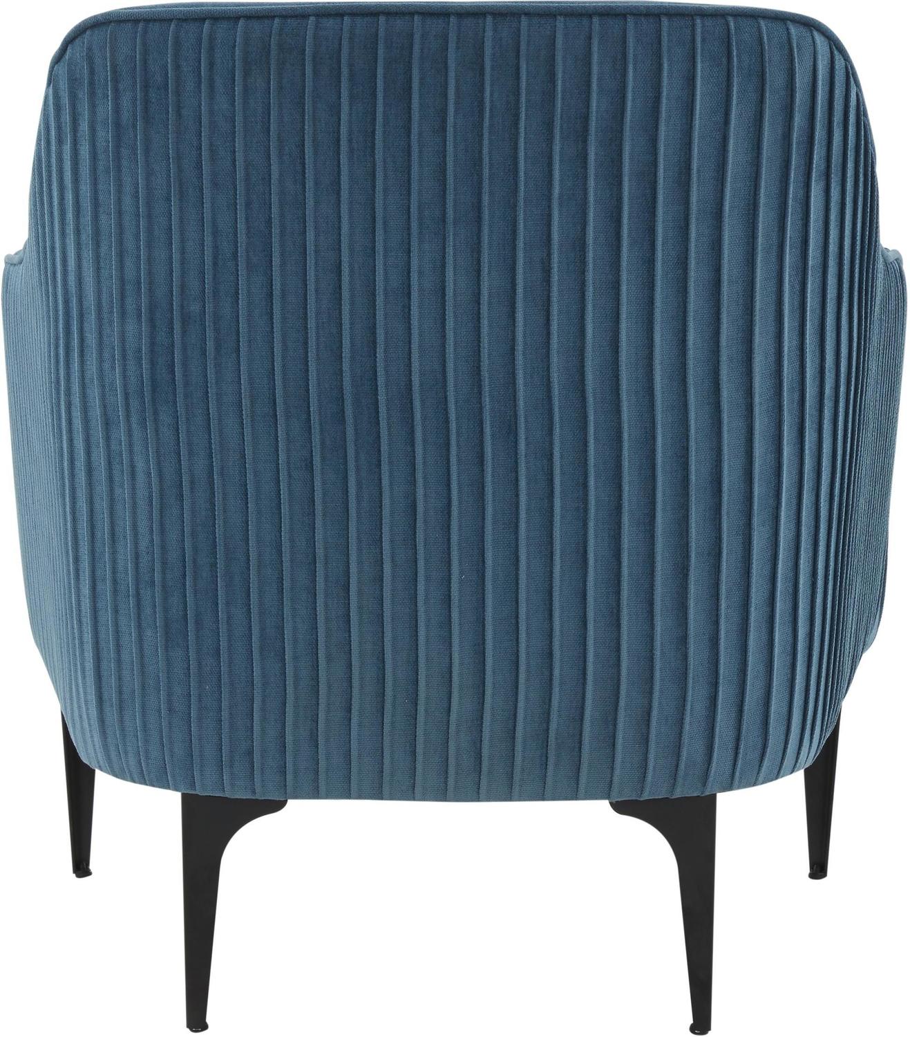 blue leather lounge chair Tov Furniture Sectionals Blue