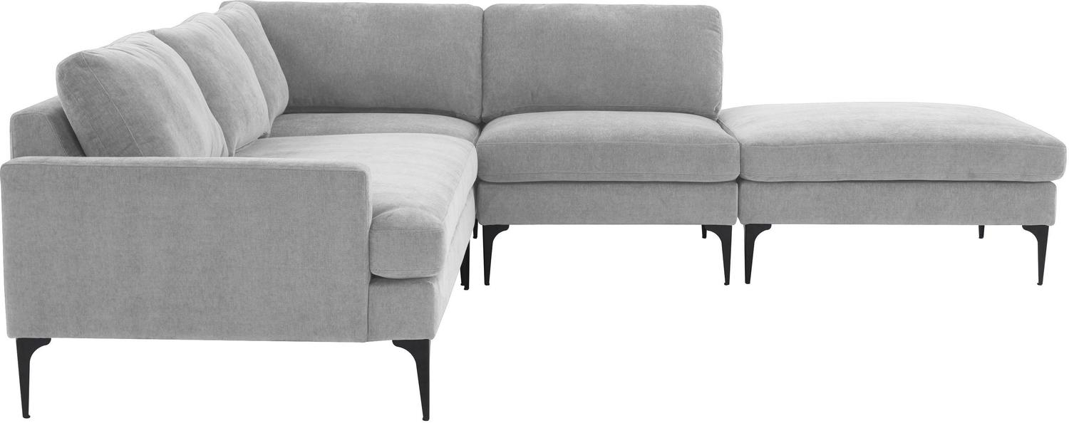 couch pink Tov Furniture Sectionals Grey