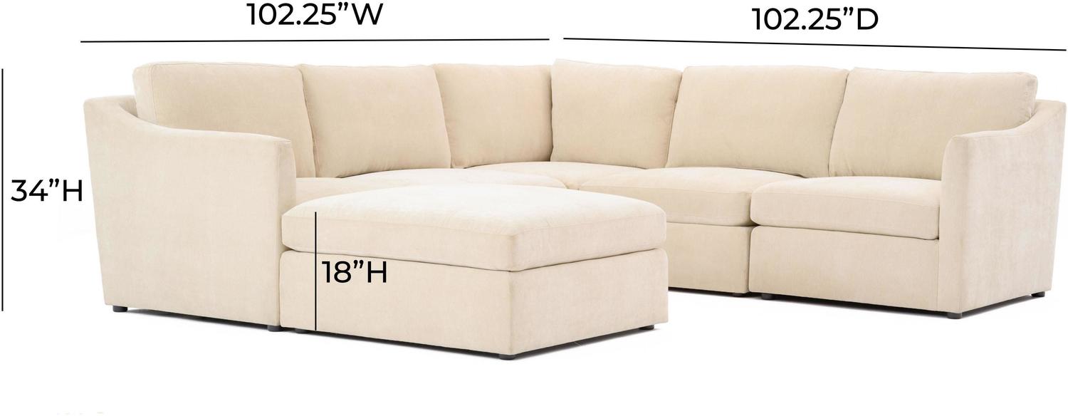 a sleeper sofa Tov Furniture Sectionals Beige