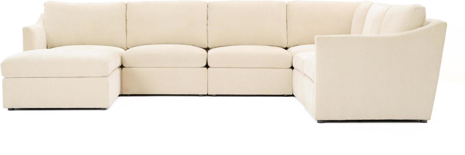 mid modern sectional couch Tov Furniture Sectionals Beige
