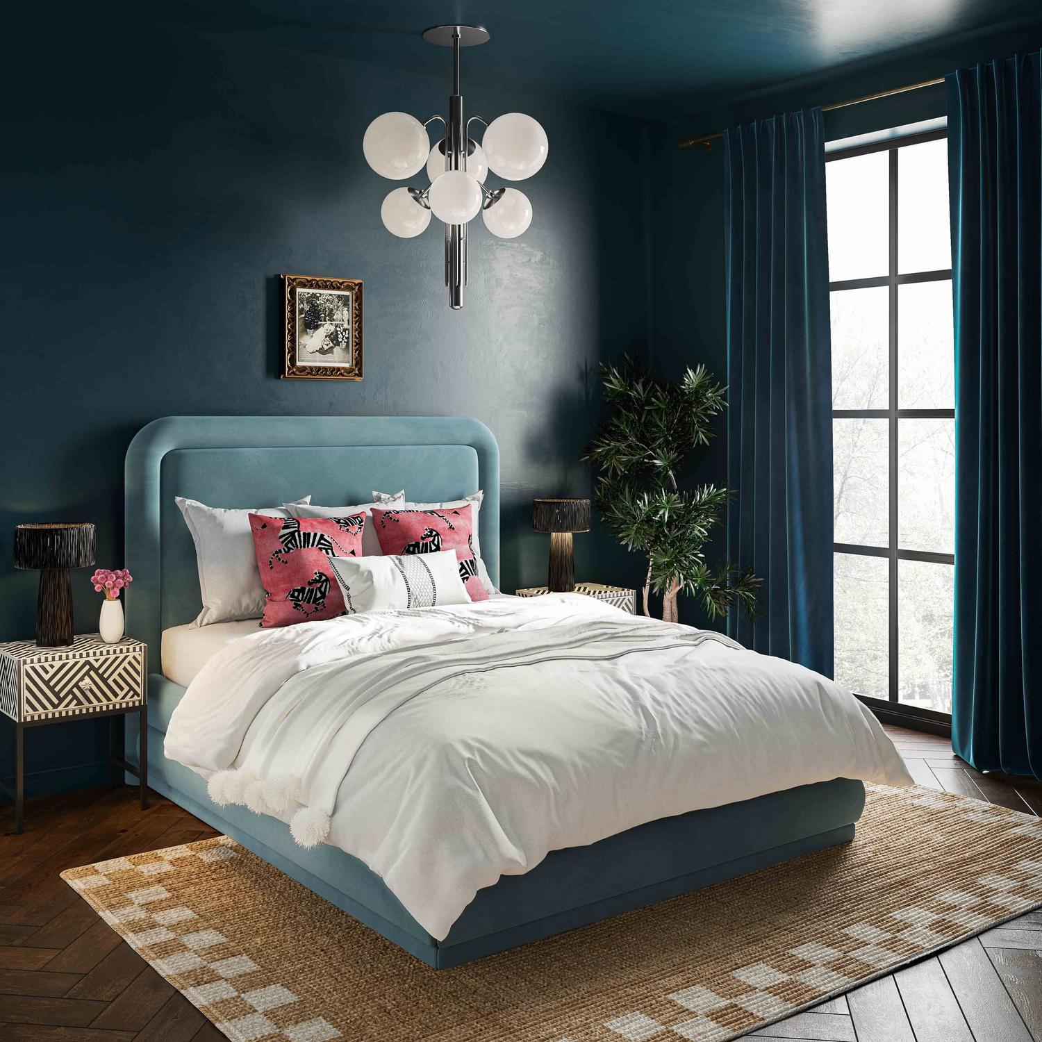 twin size bed and mattress set Tov Furniture Beds Bluestone