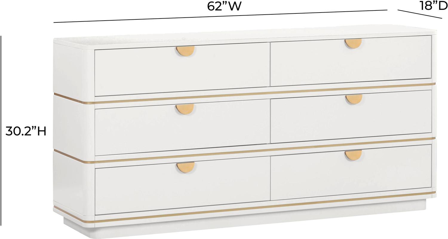 chest chest of drawers Tov Furniture Dressers Cream