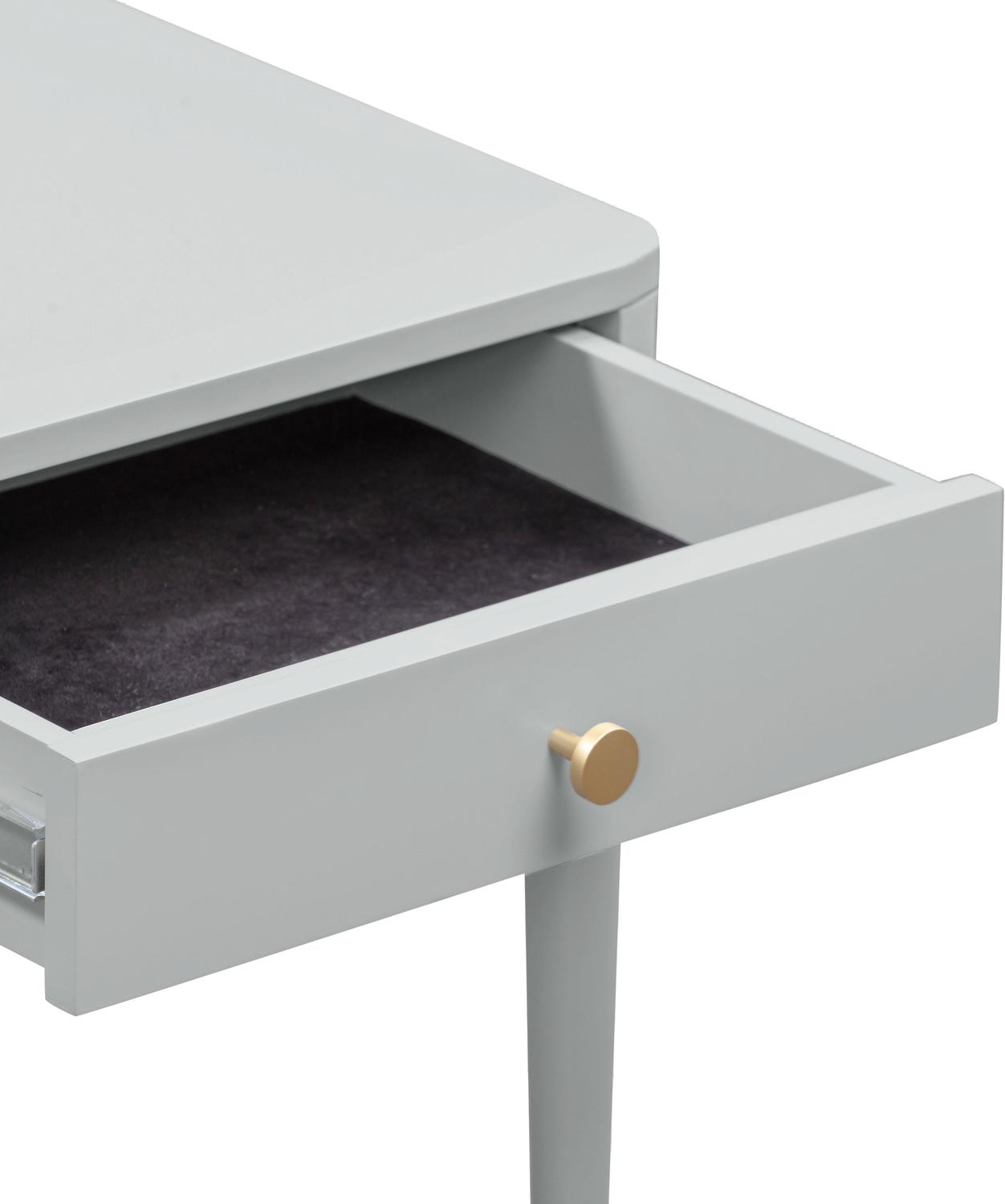 side nightstand Tov Furniture Nightstands Grey