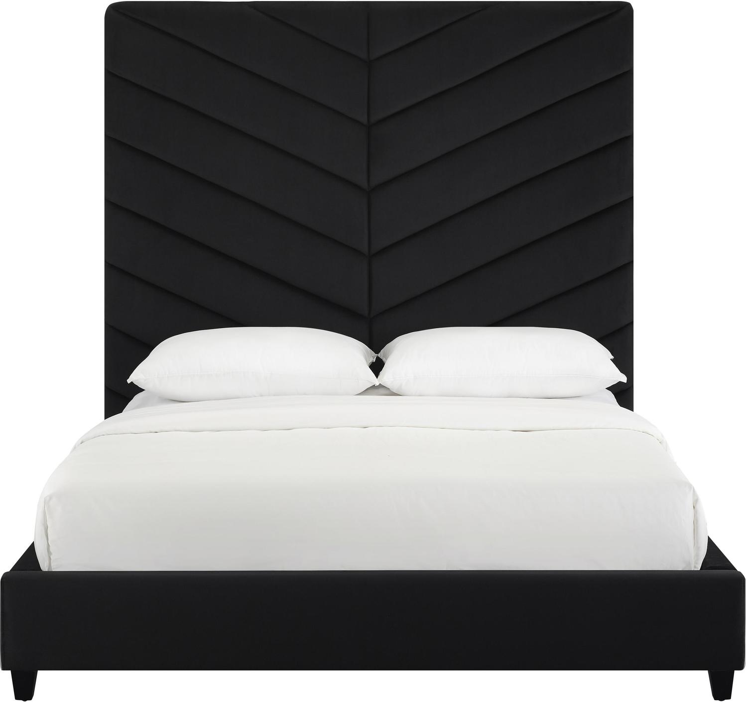 unique bed frames queen Tov Furniture Beds Black