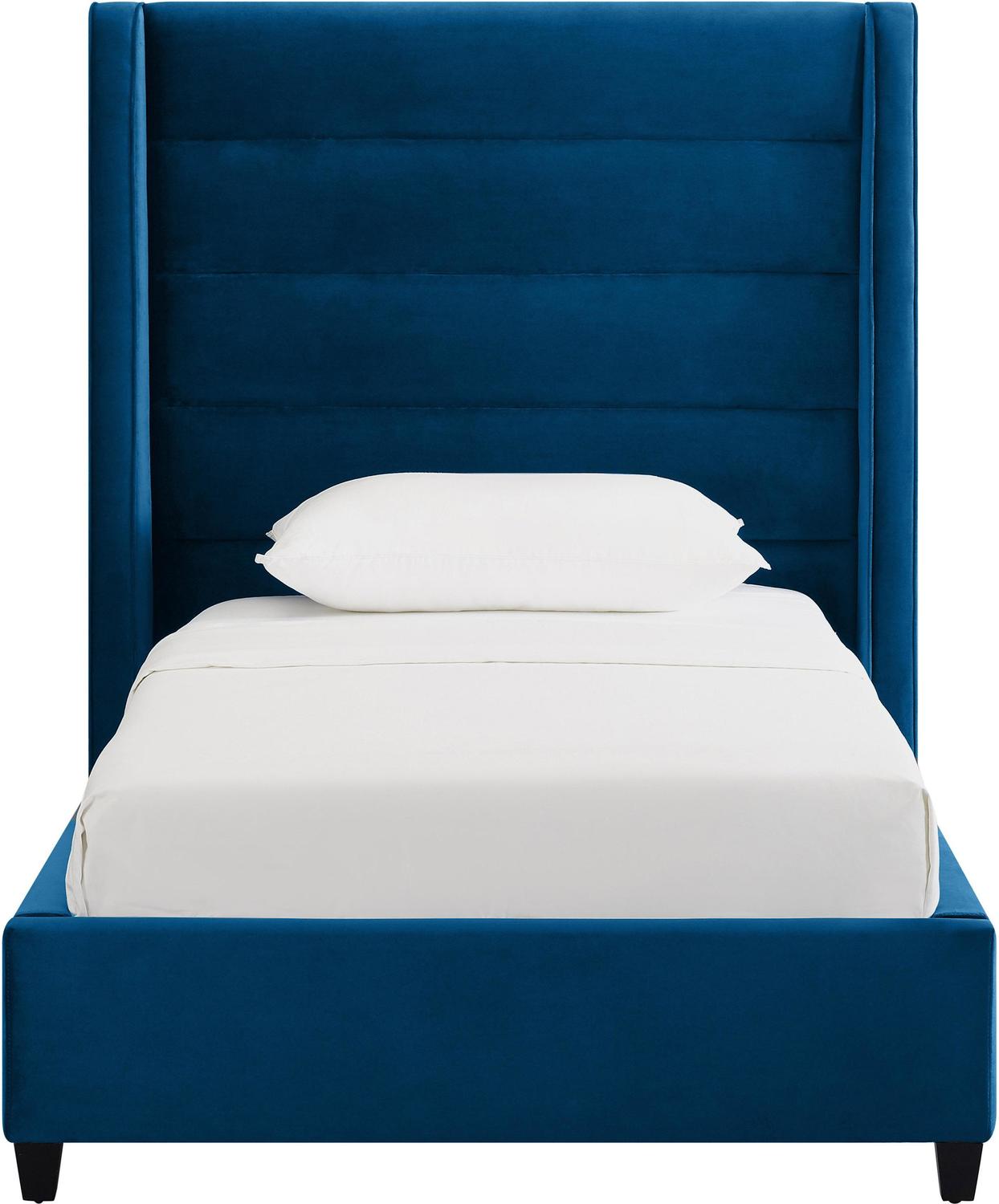 king bed and queen bed Tov Furniture Beds Beds Navy