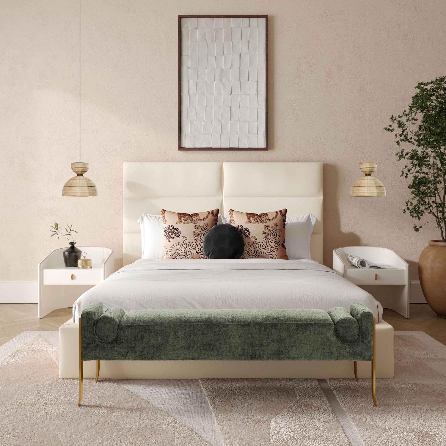 queen bedroom set on sale Tov Furniture Beds Cream