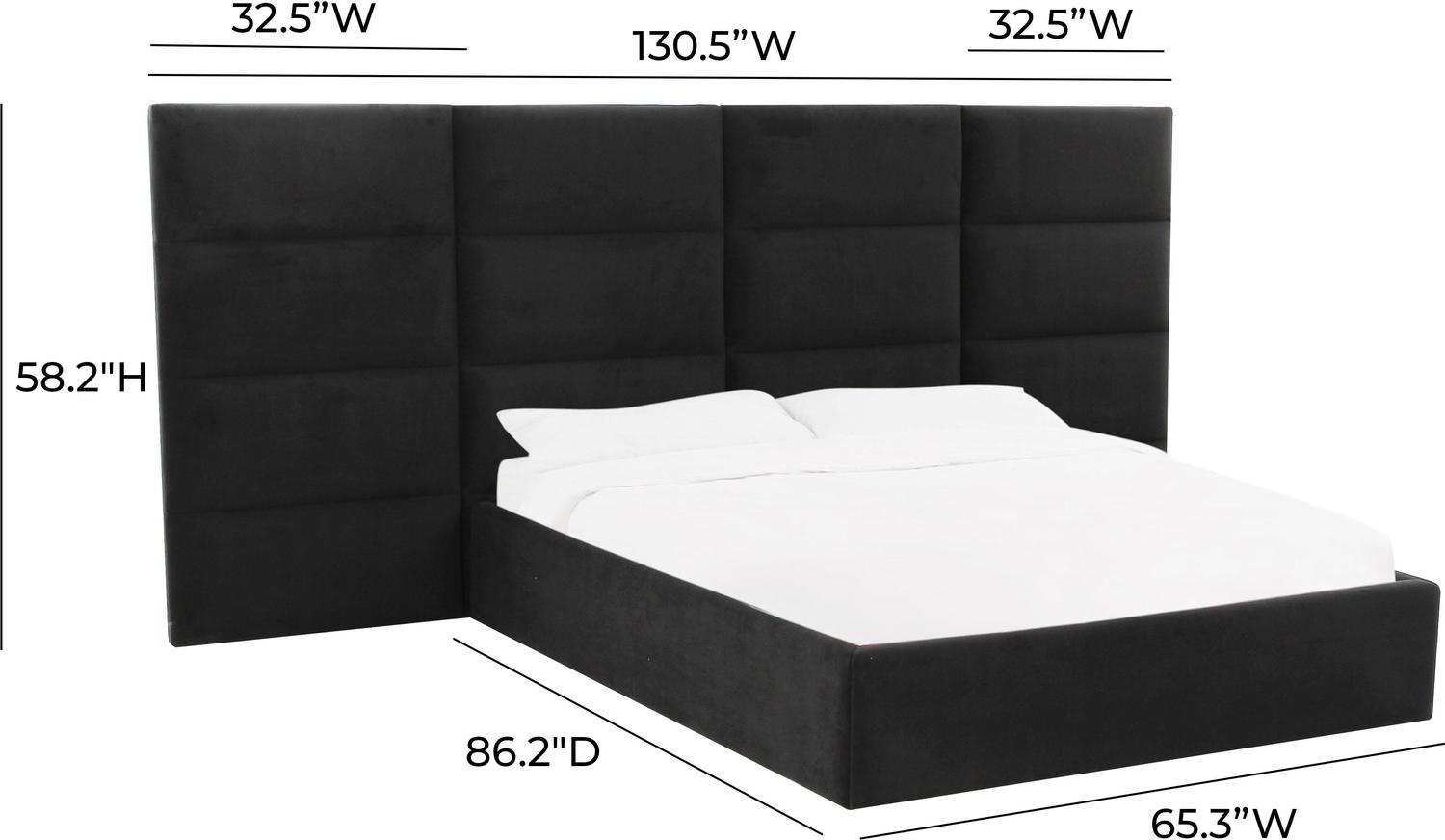 twin platform frame Tov Furniture Beds Black