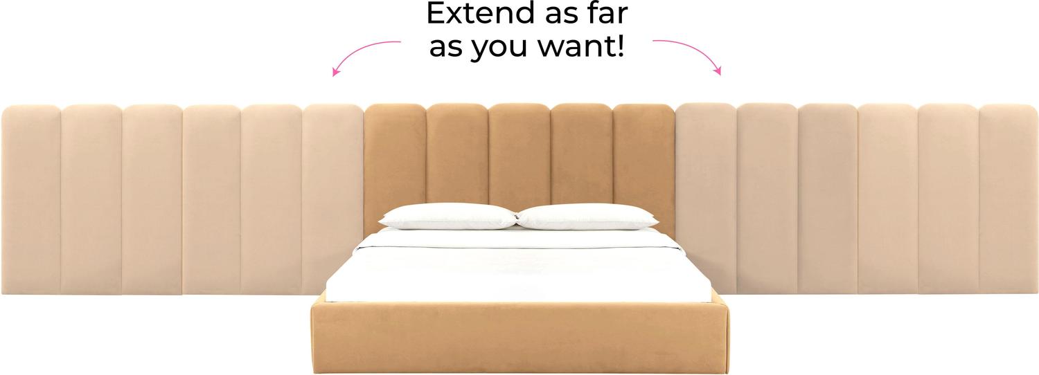 twin modern bed frame Tov Furniture Beds Honey