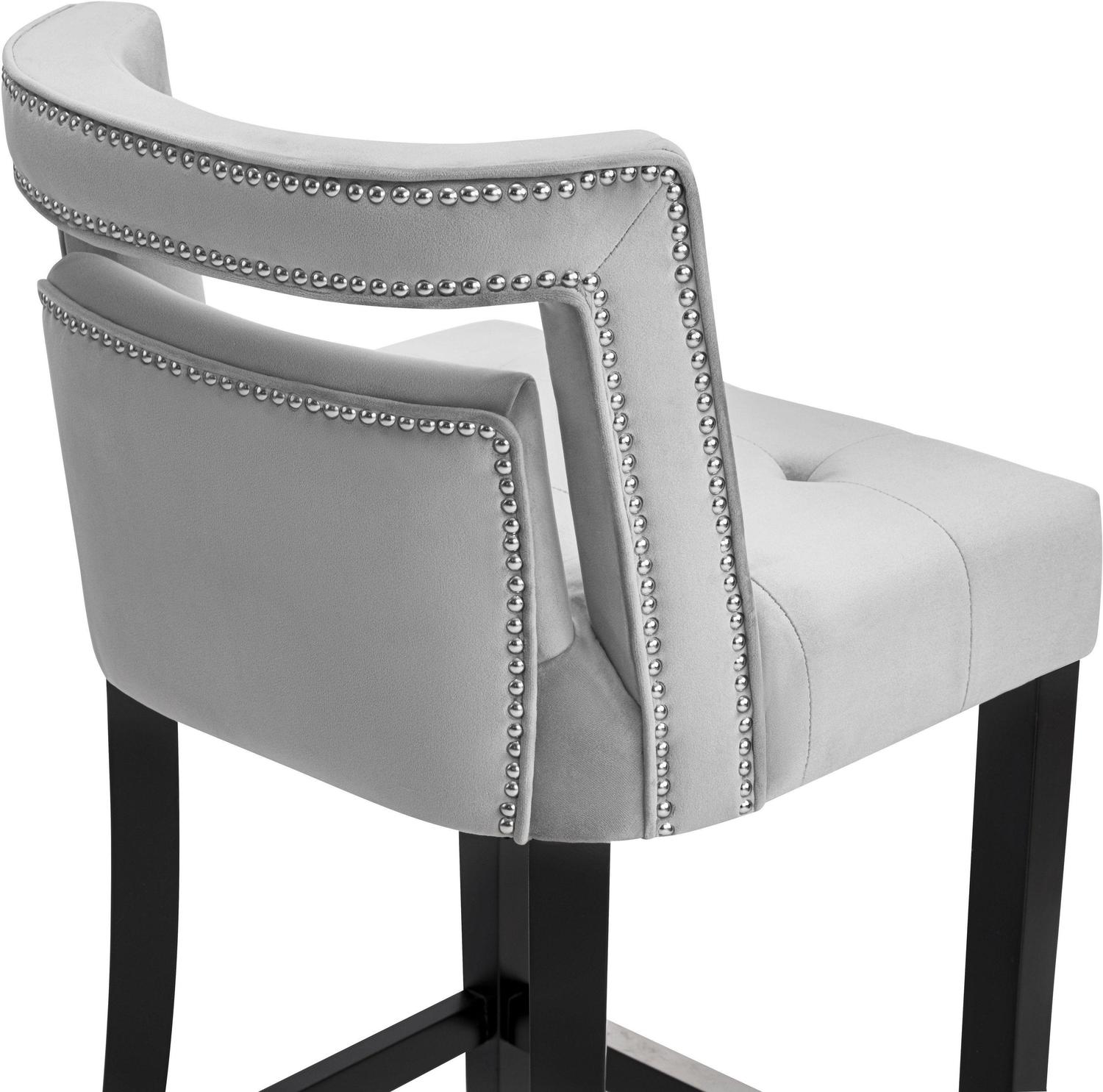 black kitchen bar stools Tov Furniture Stools Bar Chairs and Stools Grey
