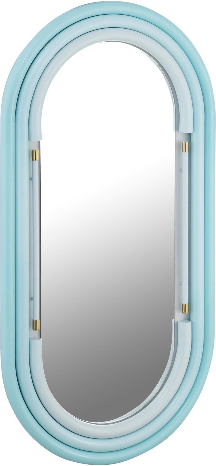 living room wall decor with mirror Tov Furniture Mirrors Blue