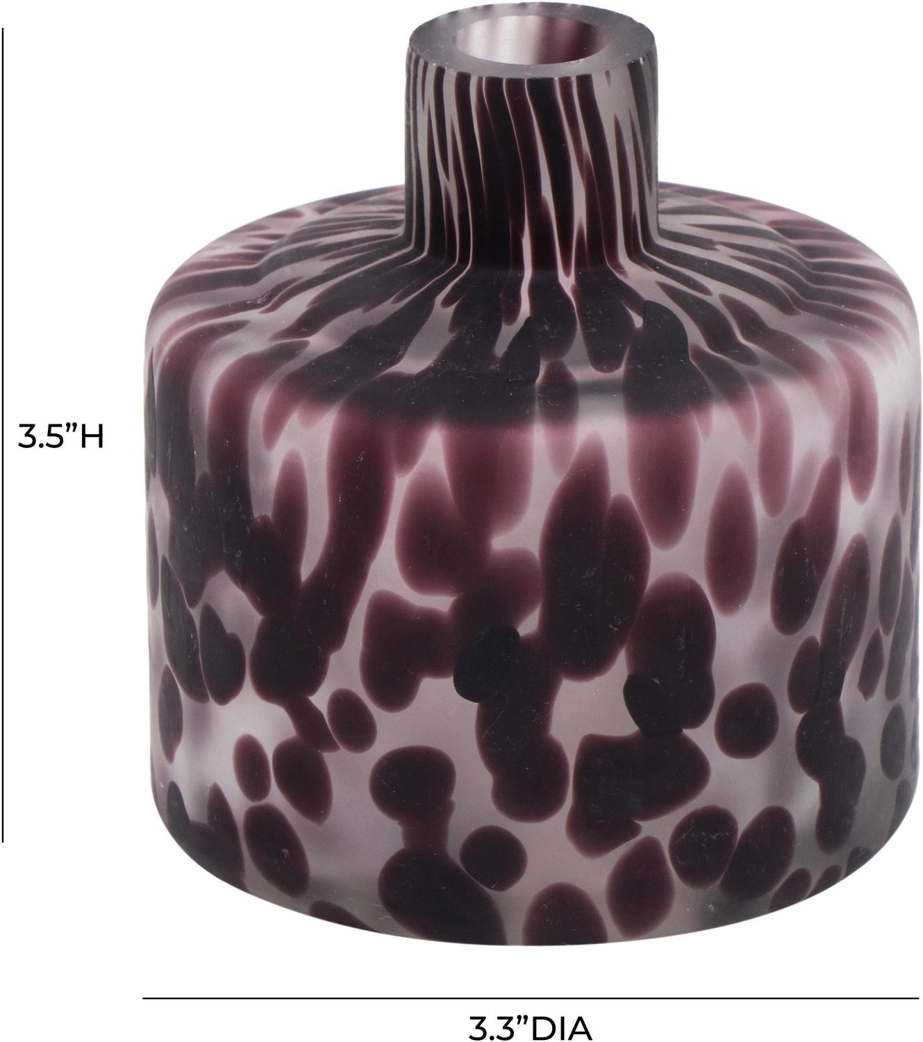 long tall vase Tov Furniture Vases Purple,Transparent