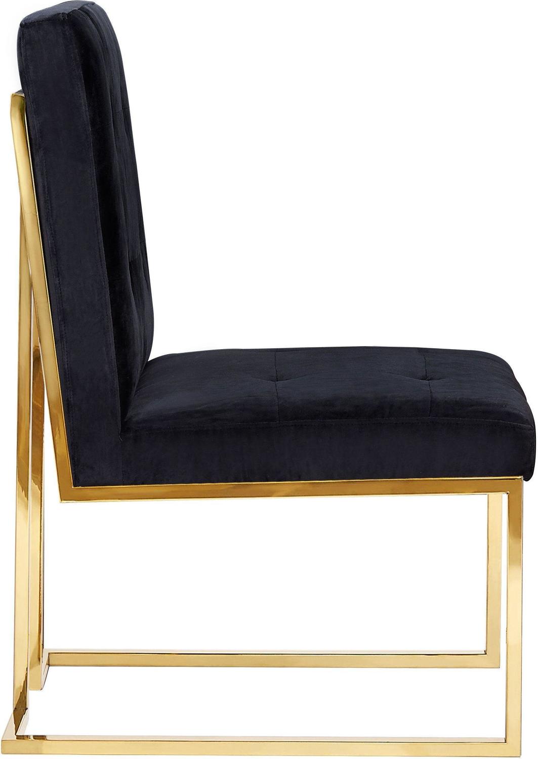 best mid century modern accent chairs Tov Furniture Dining Chairs Black