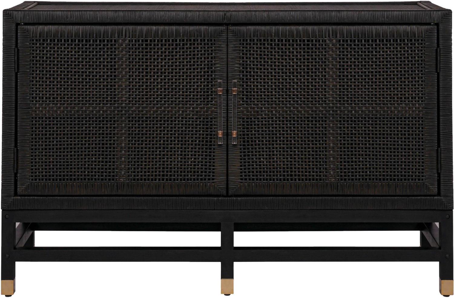 oak sideboard cabinet Tov Furniture Buffets Charcoal