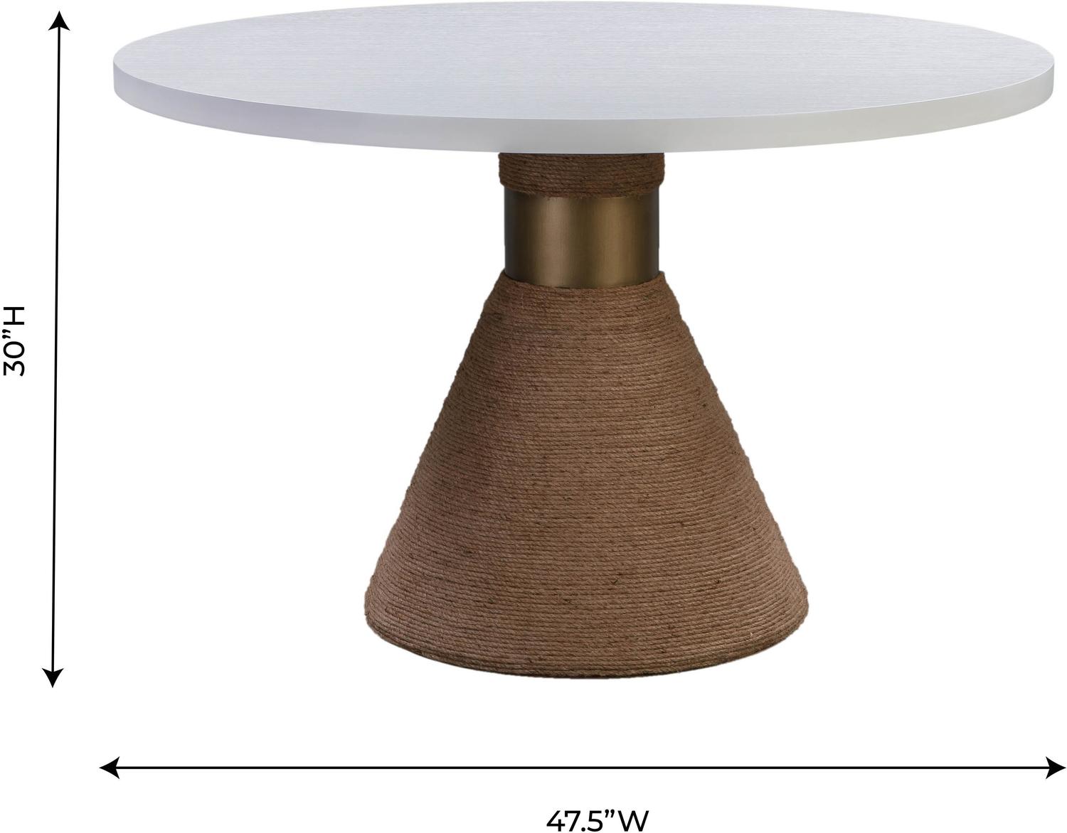 c style end table Tov Furniture Dining Tables White