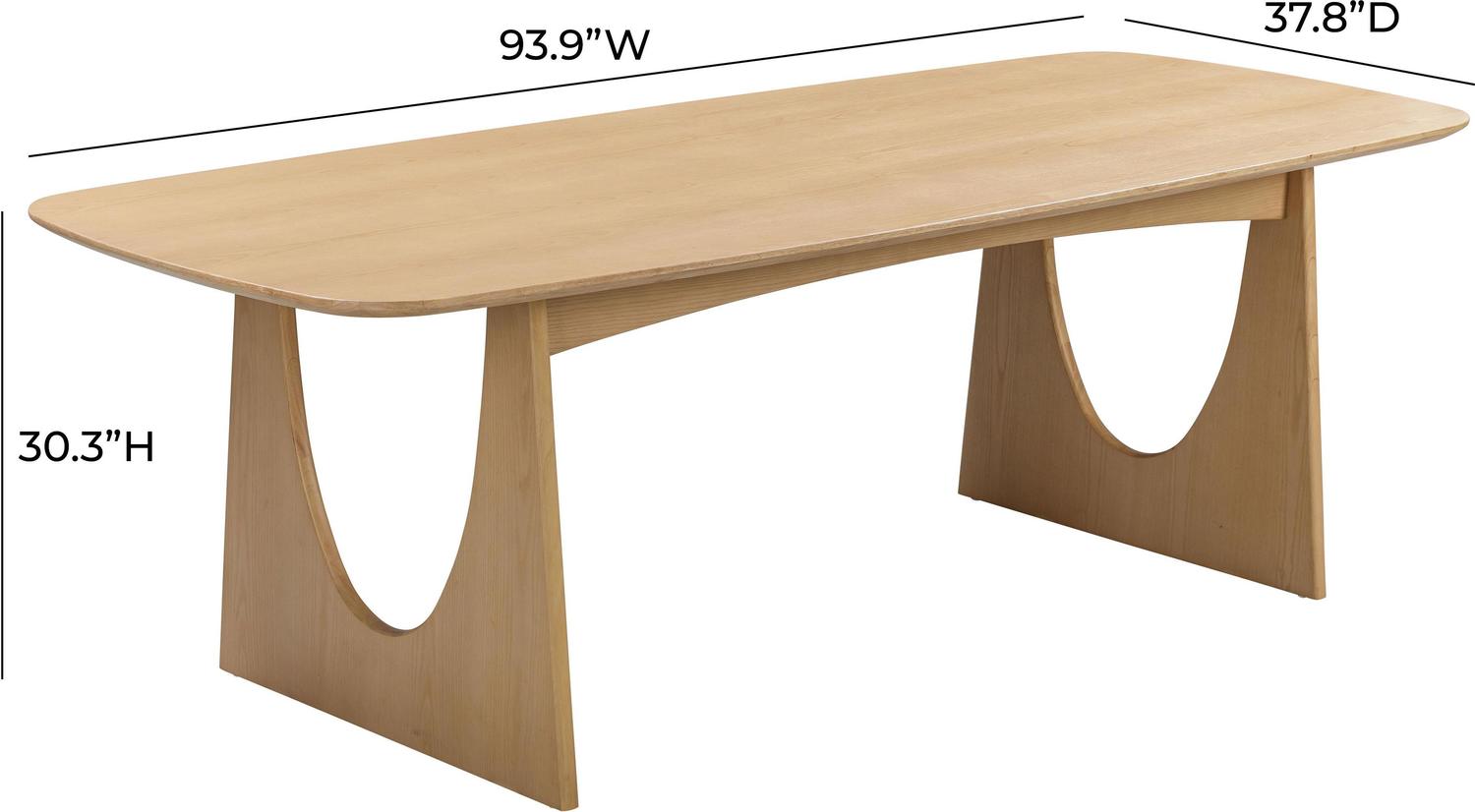 buy round dining table Tov Furniture Dining Tables Natural Ash