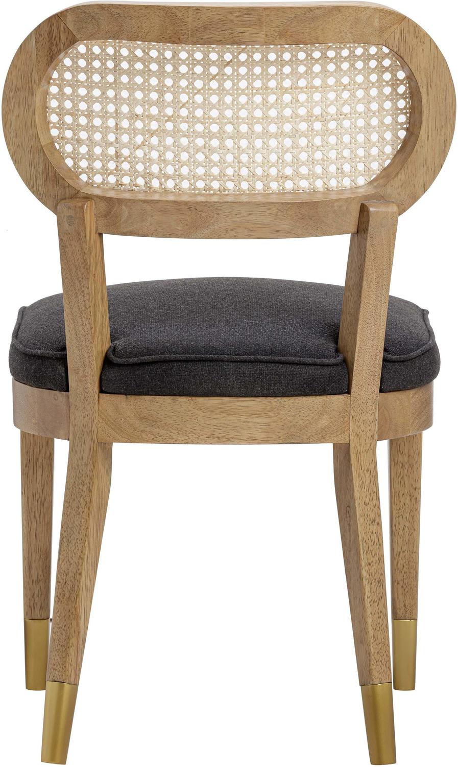 long dining chair Tov Furniture Black