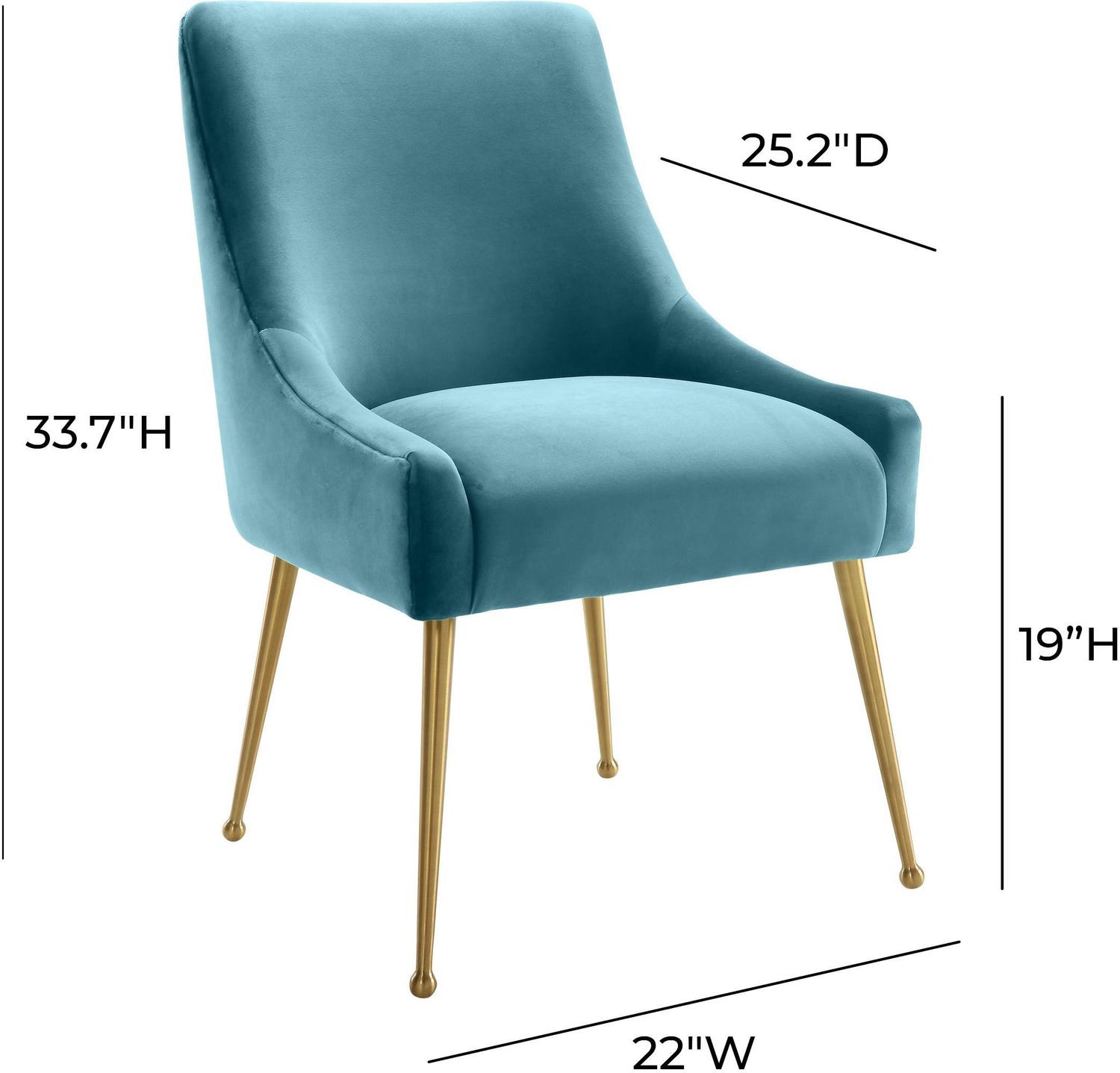 blue living room chairs Tov Furniture Dining Chairs Chairs Sea Blue